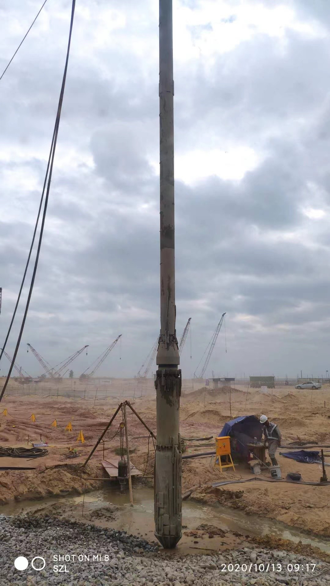 Large Area Soil Improvement 450mm 260kw Vibroflotation Equipment