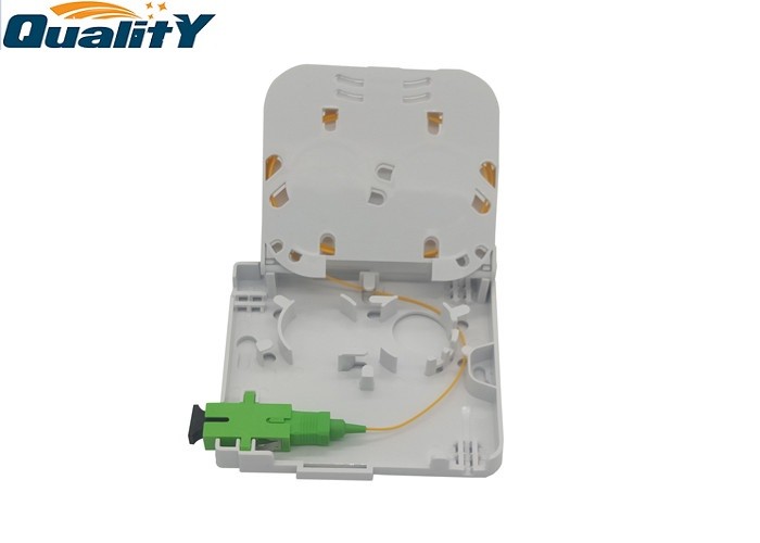 SC APC Adapter 2 Port G652D Fiber Optic Termination Box