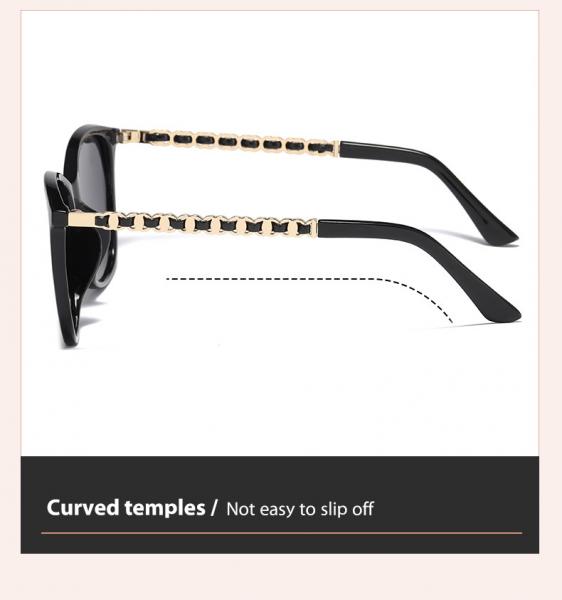 Women'S Large Metal Sunglasses Anti Ultraviolet Anti Reflective CE