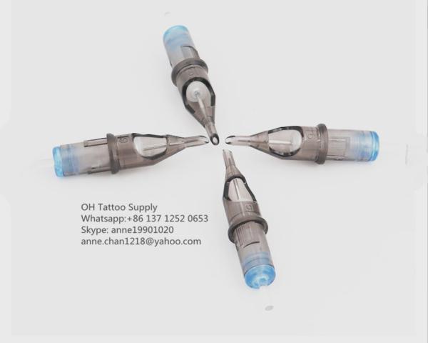 Curved Magnum Round Liner Disposable Tattoo Needle Cartridges , Tattoo Cartridge
