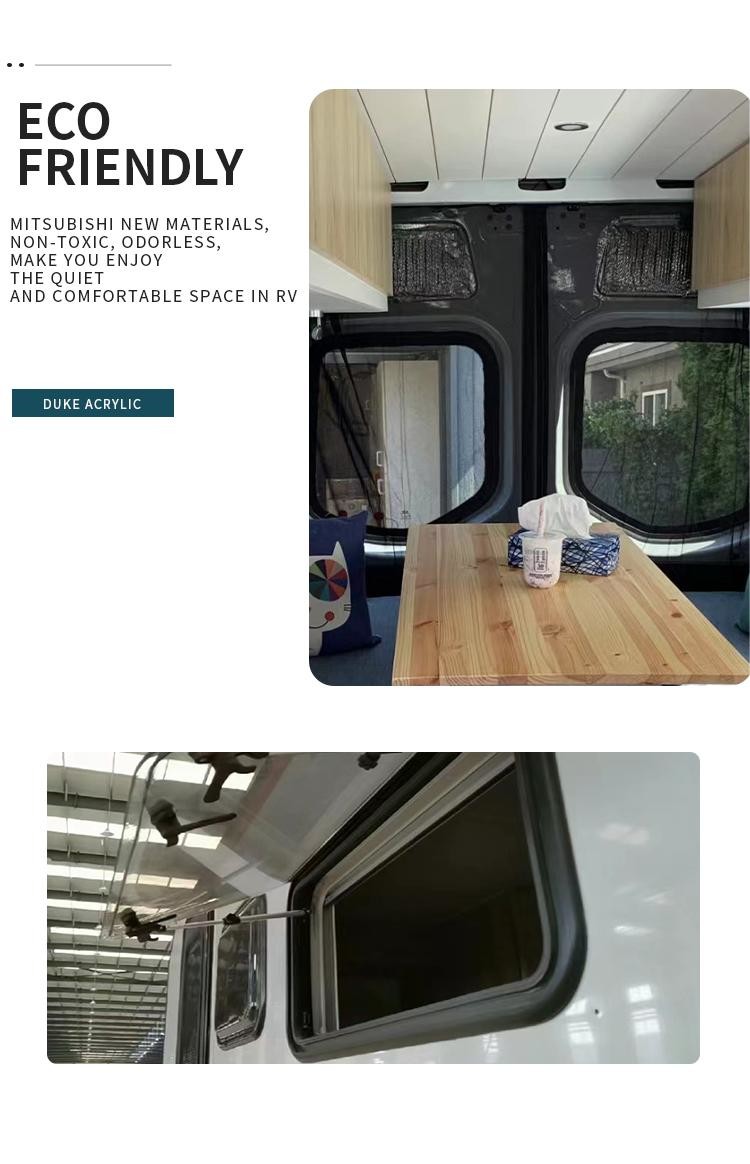 Rectangle Shape RV Window Acrylic Sheet with High Weather Resistance 3mm Thick