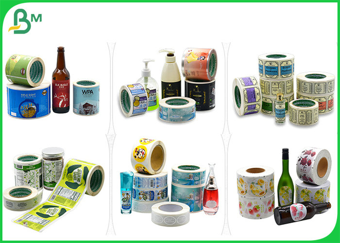 80um 100um Printed Waterproof Synthetic Paper Roll For QR Code Label 700 x 1000mm