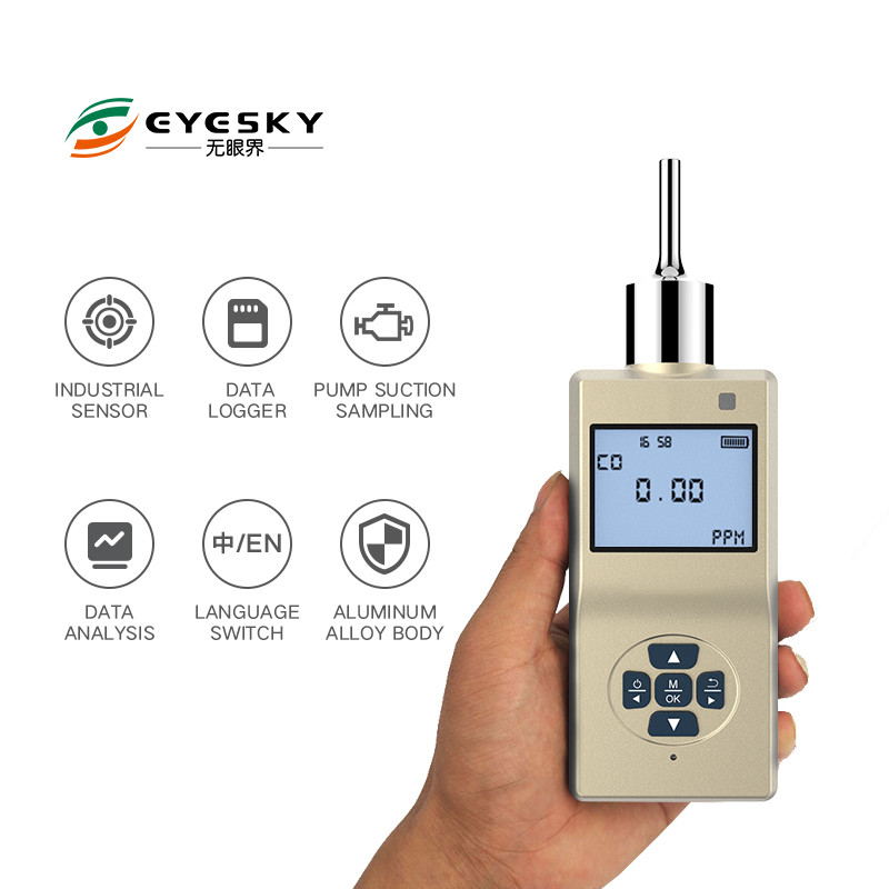 Aluminum Alloy Portable Combustible Gas Detector For Safety Monitor