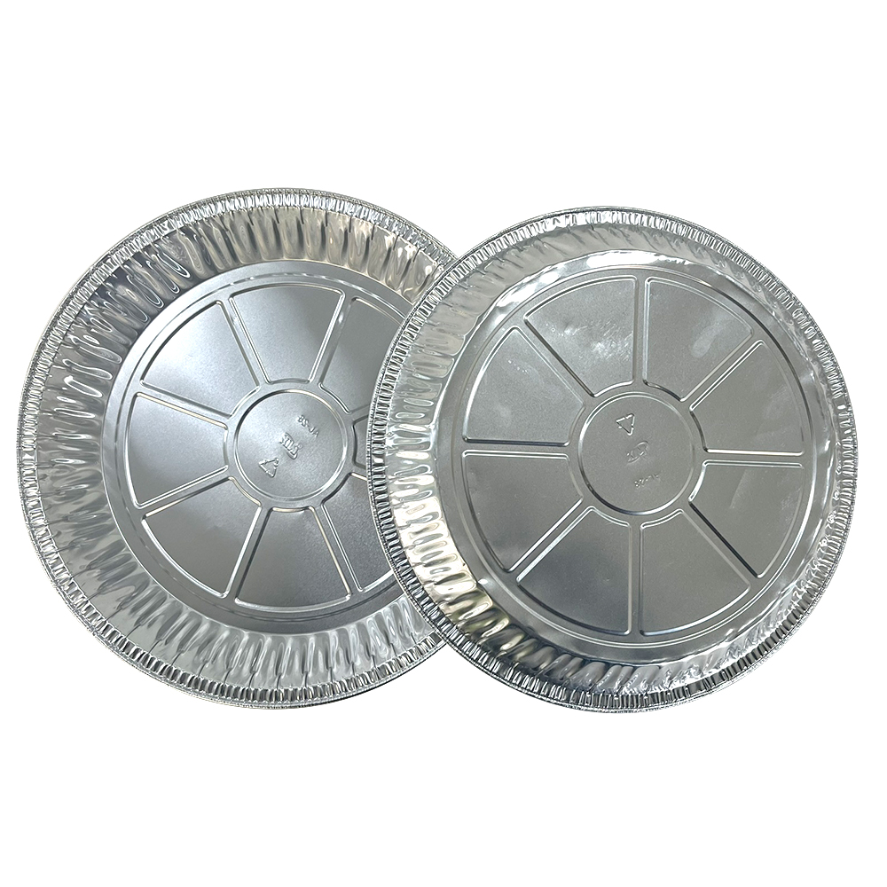 Aluminum Foil Container Tray Perfect for Baking and Serving Delicious Homemade Pizza