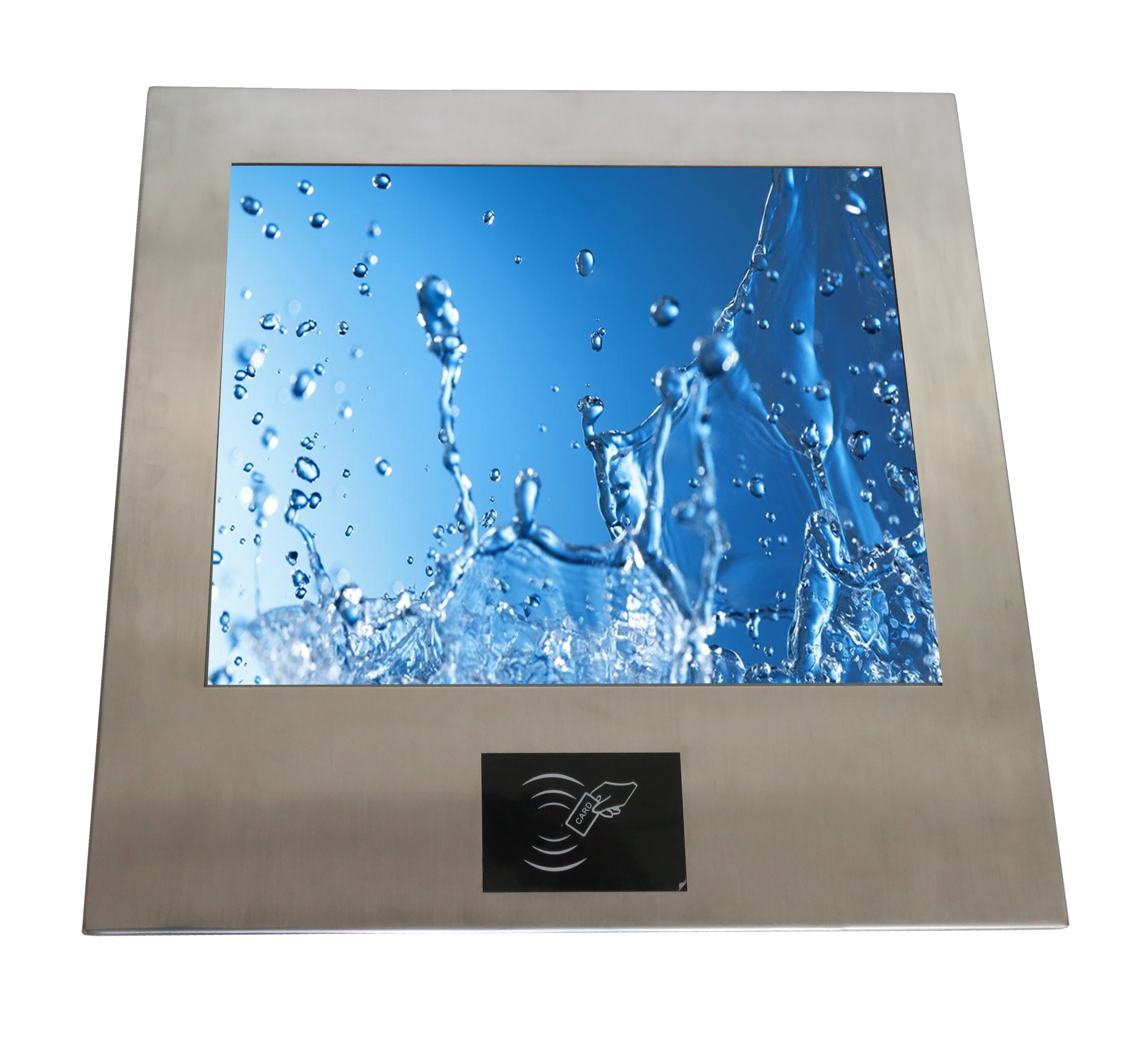 stainless panel PC RIFD card reader