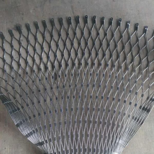 Stainless steel ferrule rope mesh