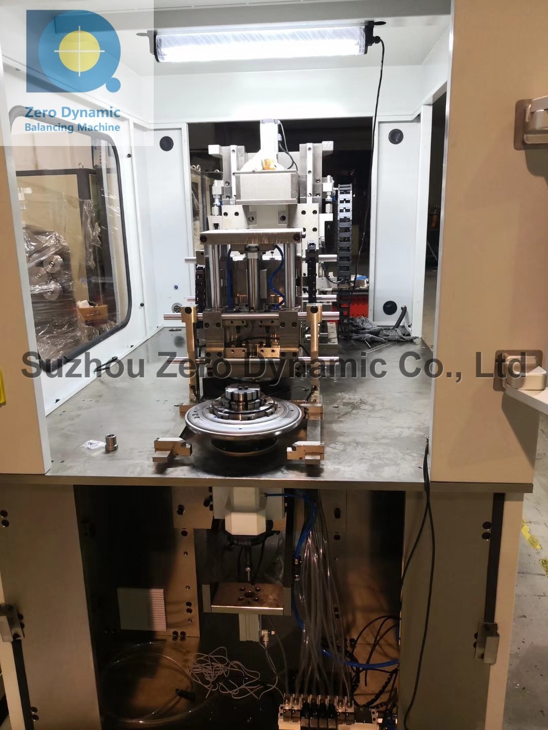 Customized Two Station Wheel Hub Rim Automatic Balancing Machine Brake Disc Balancer