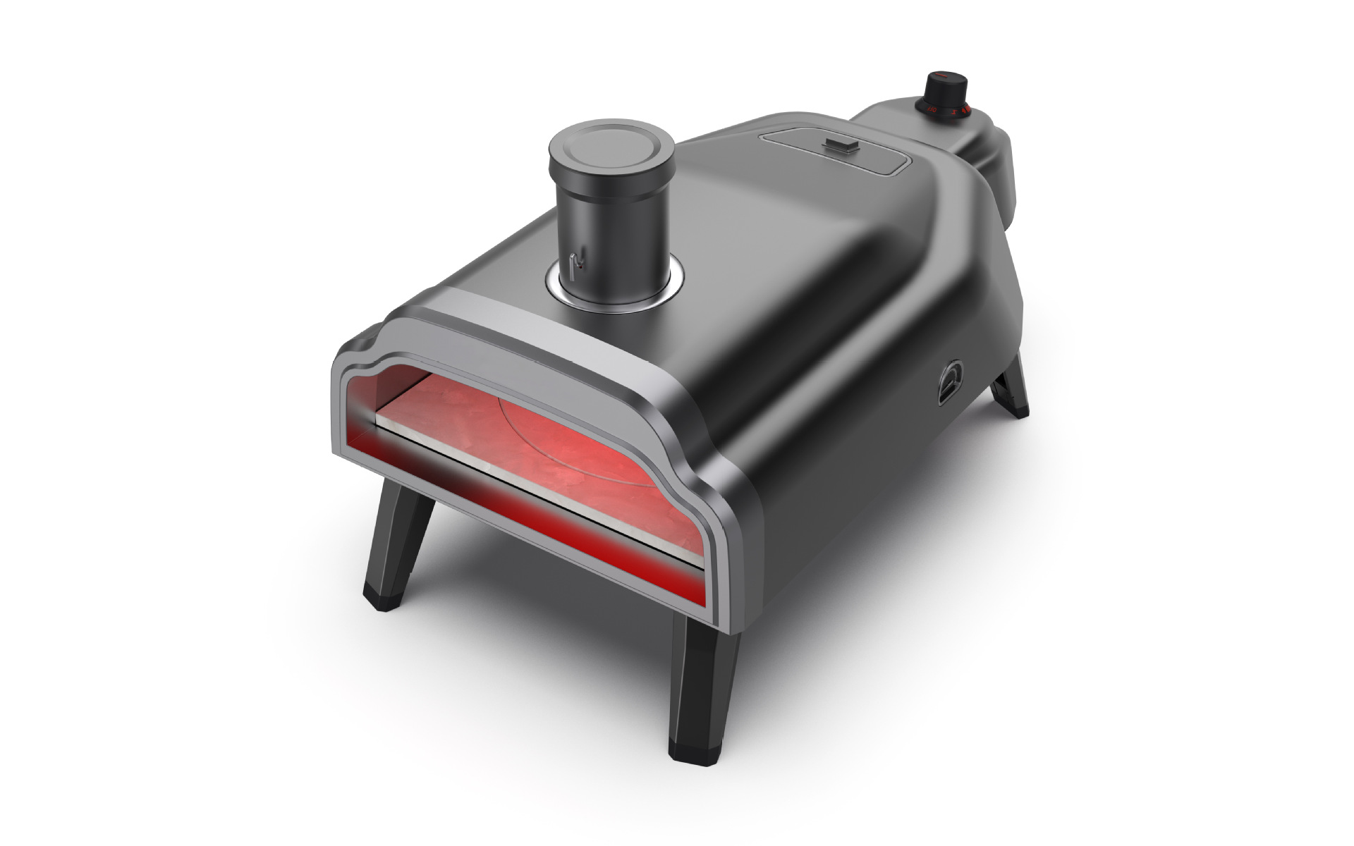 90.7*43.5*45.6cm Dual Fuel Mini Toasters Pizza Baking Oven for Outdoor Garden Kitchen