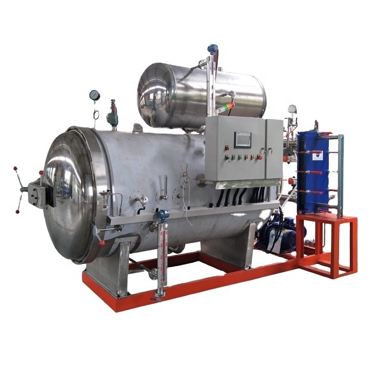 Canned Tuna Food Autoclave Retort Sterilizer PLC Control