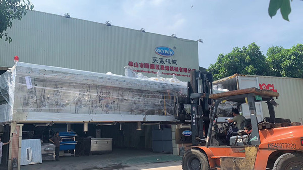 Skywin Automatic Industrial Gas Oven Baking Equipment Soft Biscuit Production Line