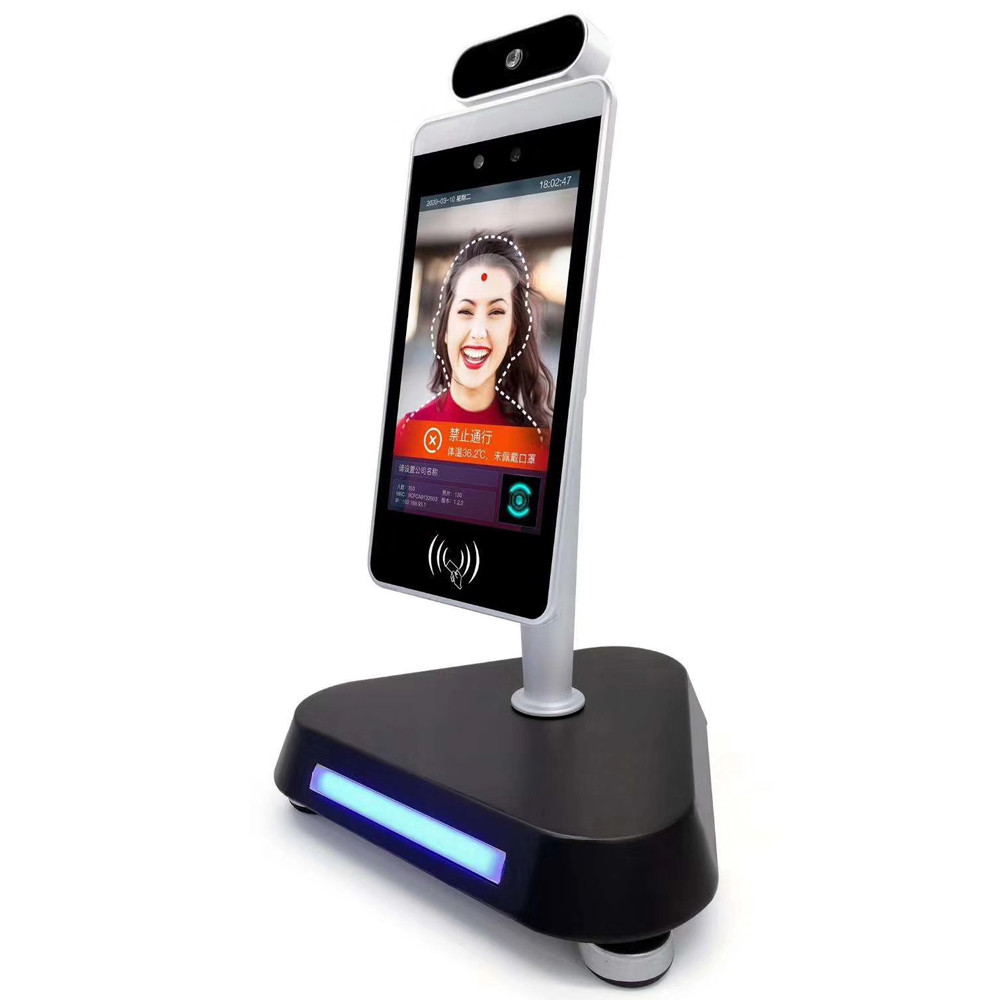 Auto Measurement F2.4 Temperature Scanner Kiosk