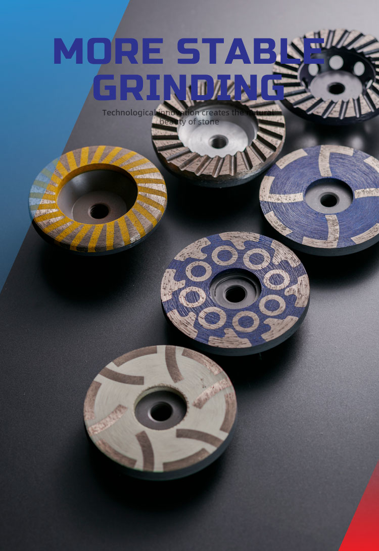 Cup-Shaped Diamond Cup Wheel for Angle Grinder Grinding Stone Marble Granite and Concrete