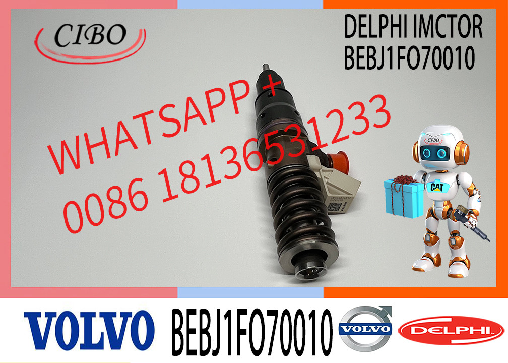 Diesel Fuel Injector common rail parts injector 33800-82610 BEBJ1FO70010 33800-82600 23771400 for VOL-VO