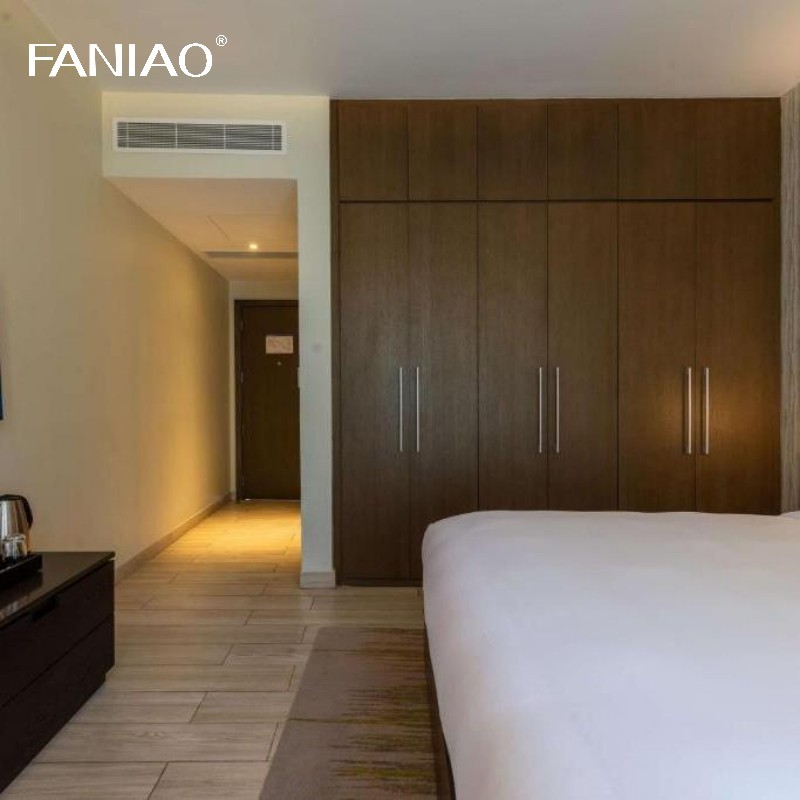 Hotel Project Wardrobe Manufacturer Hotel Bedroom Customized Sliding or Hinged Doors Wardrobe
