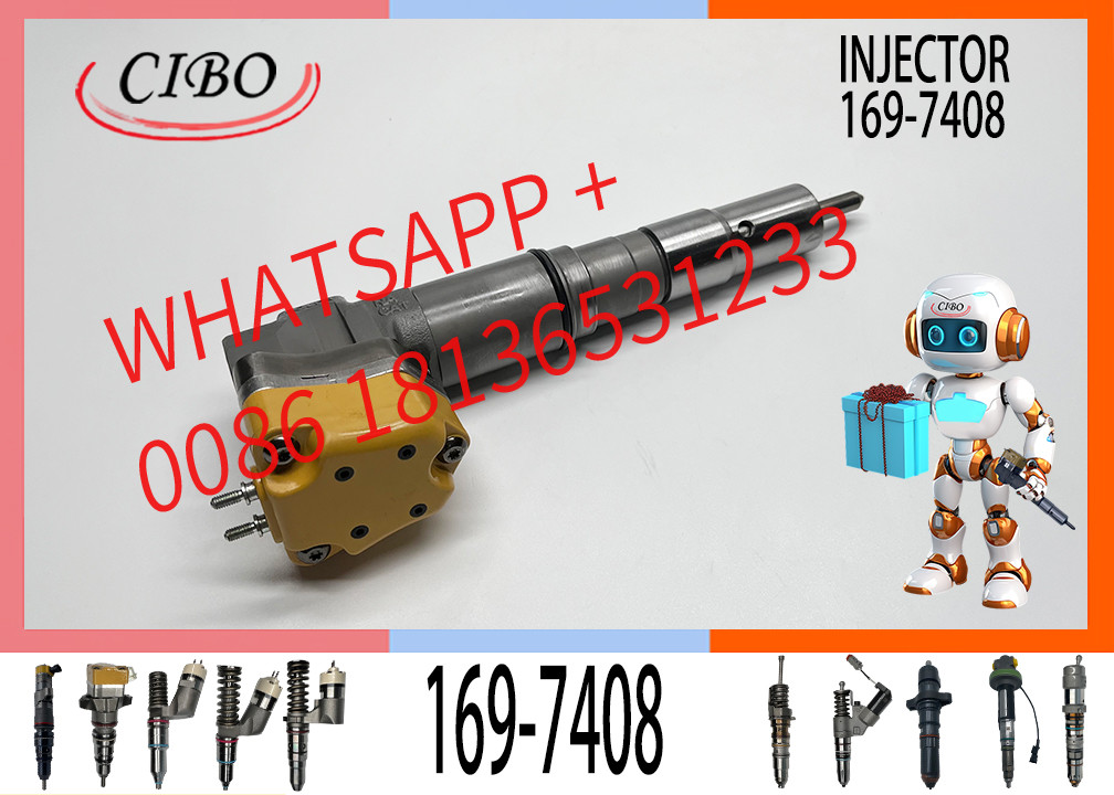 Common rail diesel fuel injector 169-7408 20R-4148 174-7527 20R-0760 173-9272 232-1173 For 3412E Engine