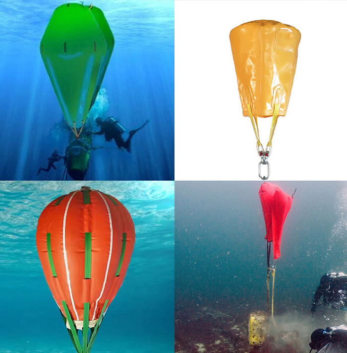 Parachute Underwater Boat Air Bags with Salvage Air Flotation Marine Buoyancy