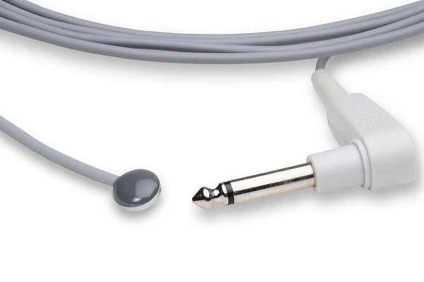 Marquette GE TPU 4mm Temperature Sensor Adapter Cable 2021700-001