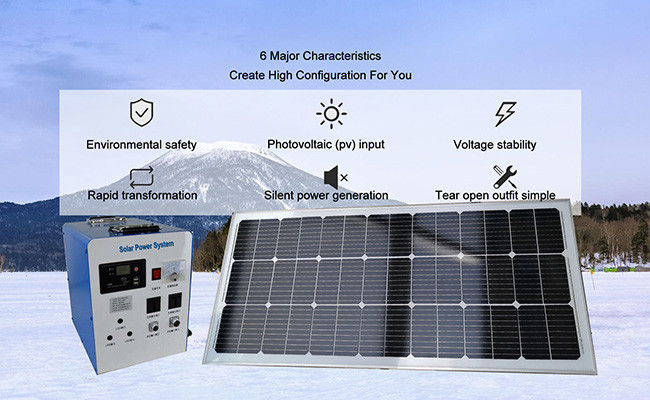 Monocrystalline Silicon 1500 Watt Off Grid Solar System 220V With Lead Acid Battery