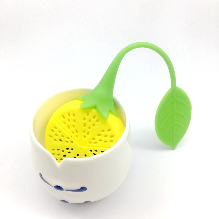 Unique silicone lemon tea infuser personalized soft food grade unique silicone tea infuser mini silicone tea container