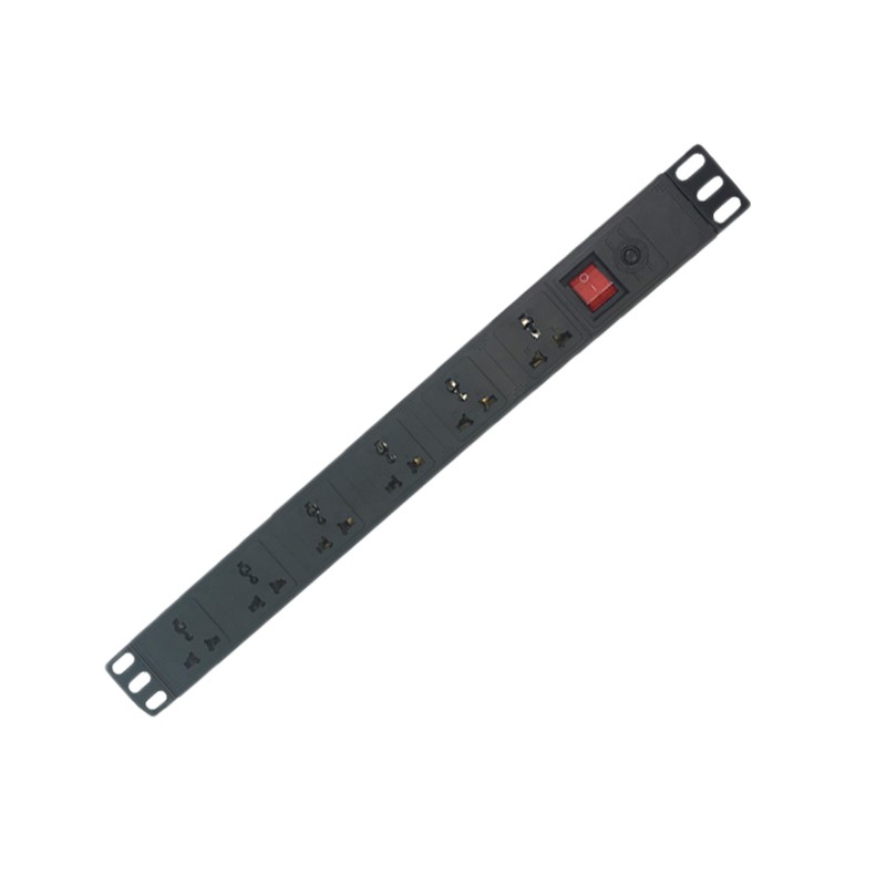 10A 220v Server Rack Power Socket , PDU Universal Socket Plastic Body With 1.8m Extension