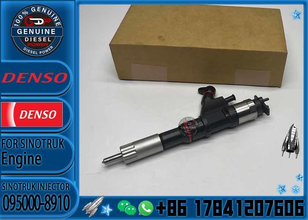 Good Price common rail injector 095000-8910 095000-8911 095000-8912 095000-8913 9709500-891 For Sinotruk Howo VG12460801