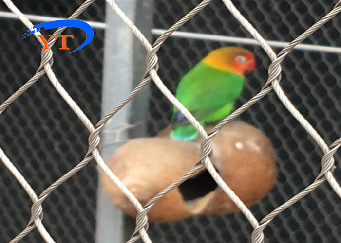 Knotted Wire 7x7 7x19 Stainless Steel Aviary Netting