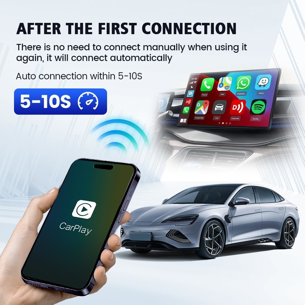 Wired To Wireless Mini SE 5 Ai Smart Box Carplay Adapter Android Auto Wireless Carplay Dongle