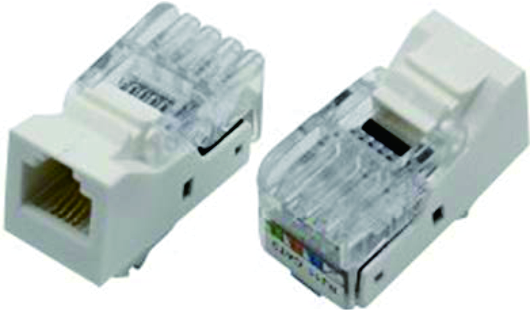 Cat.3 RJ11 (6P4C) Keystone Jack