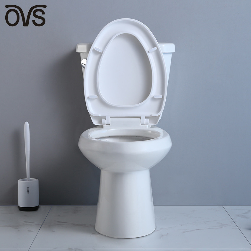12 Rough In 2 Piece Elongated Toilet Wall Mounted 1.28 Gpf Commode