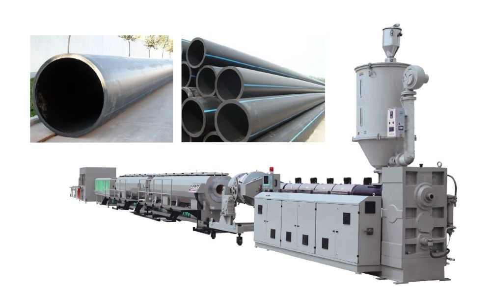 65mm PE Pipe Extrusion Line Hdpe Pipe Extrusion Machine 1 Year Warranty