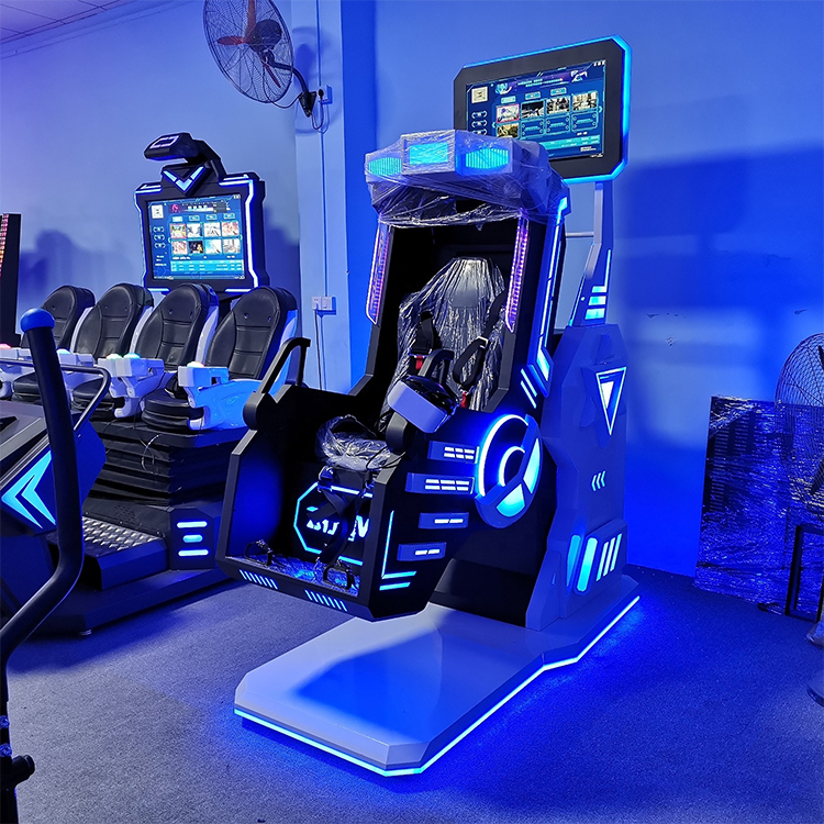 Cool Virtual Reality VR 360 Degree Roller Coaster 9D VR Motion Ride Flight Simulator For Sale