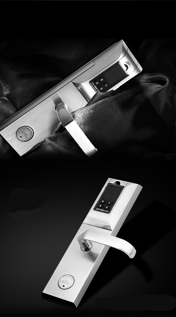Durable Fingerprint RFID Door Lock , Rfid Reader Door Lock 120 User Capacity