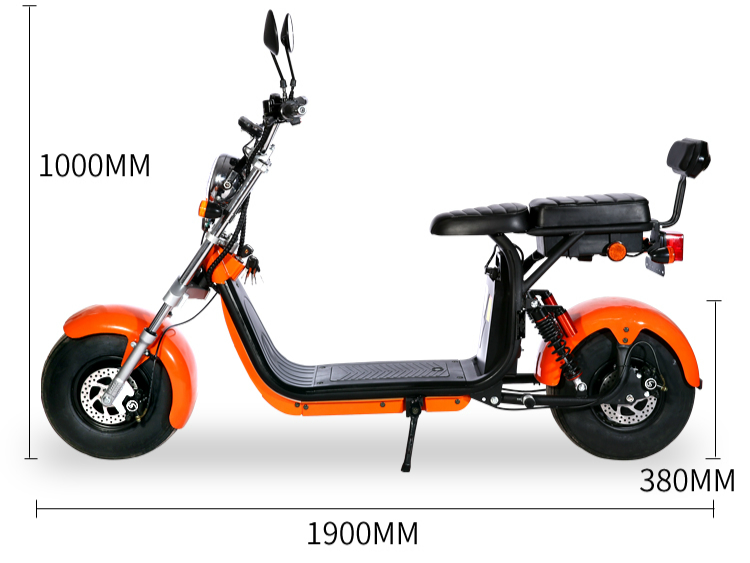Big Harley Electric Scooter 2000w 1000w 12ah 60v 1500w Harley Coco Bike