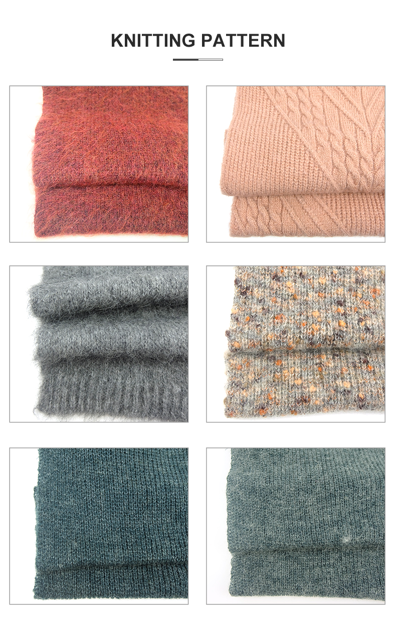 Smart Kids Soft Mohair Wool Blend Brushed Yarn 12.5NM Nep Fluffy Yarn