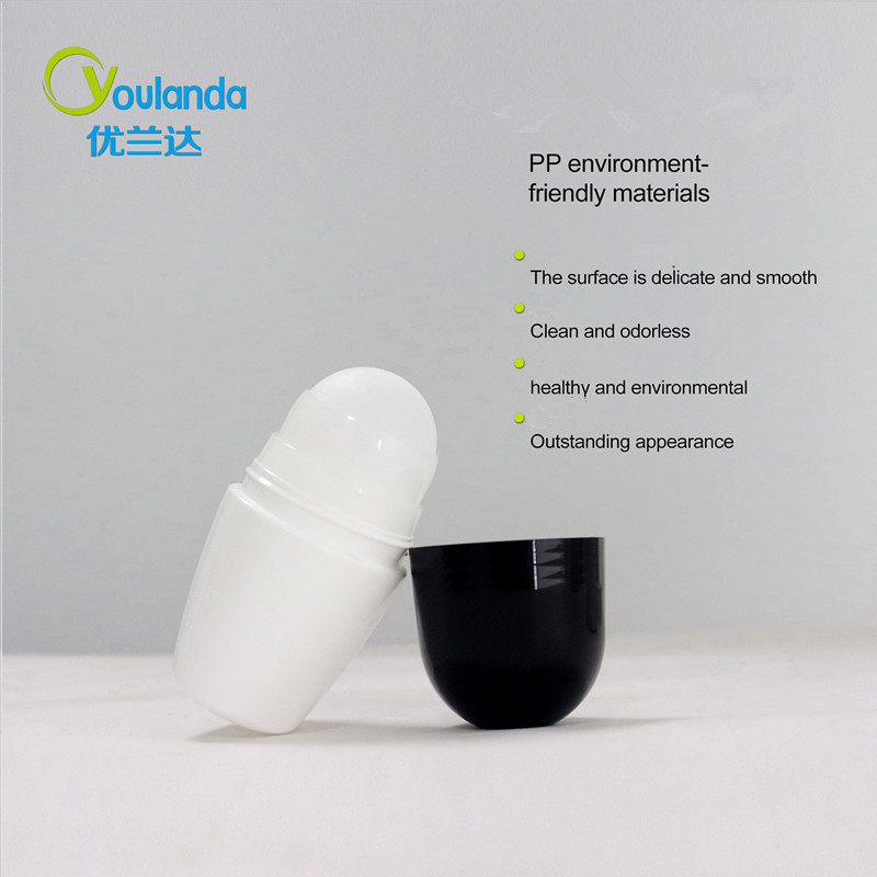 PP PE Black 50ml Oil Roller Bottles Black Glass Roller Bottles For Deodorant Eco Friendly