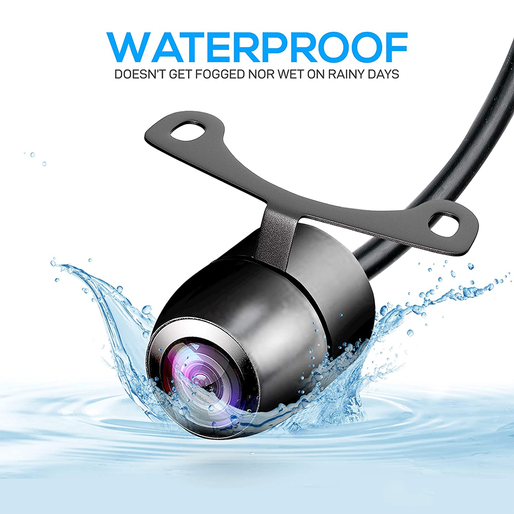 170° Wide Angle Car Universal Rear View Camera for Reverse Parking IP68 Waterproof