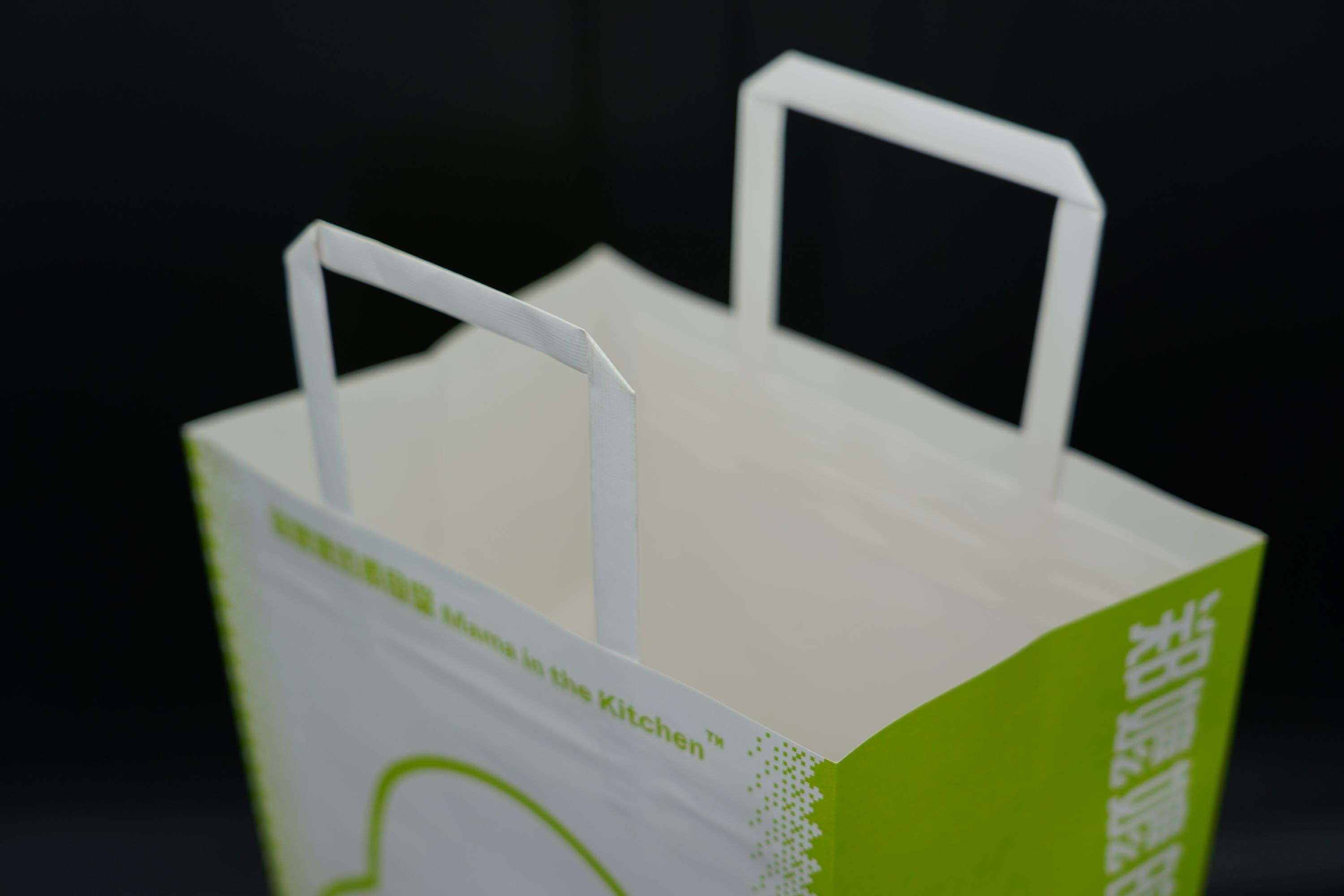 Kraft Cardboard Paper Bag Eco Cartoon Graphic Biodegradable