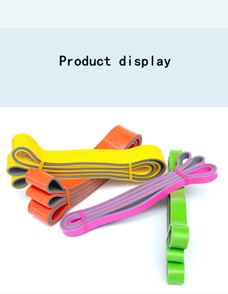 2080mm Pull Up Yoga Resistance Band Easy To Carry Two Colors