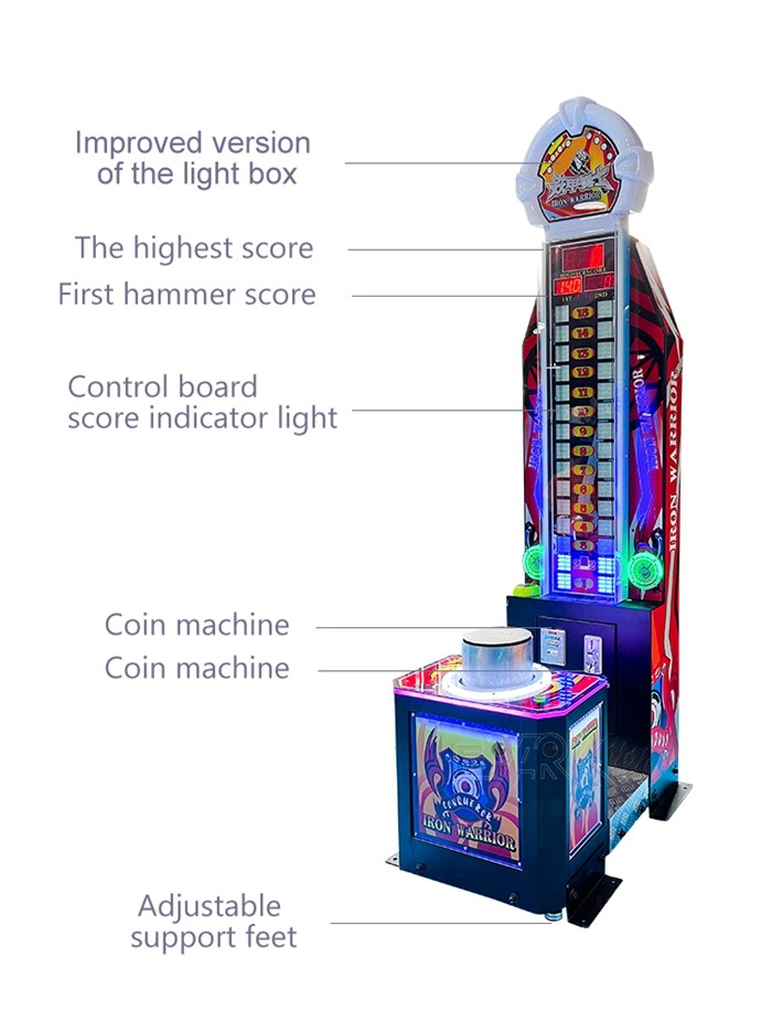 Coin Operated Mr Hammer Ticket Redemption Boxing Game Machine Boxing Game Machine