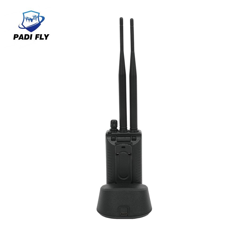 Hand-Held Drone Wireless Signal Radar Detector with Safety Alarm System