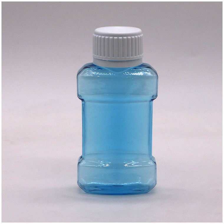 Customized Color Printing 75mL PET Plastic Bottle for Mouth Wash Liquid Travel Size