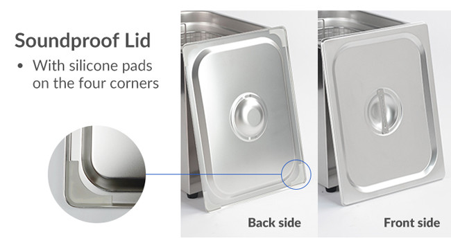 Engine Block Ultrasonic Digital Cleaner , Metal Benchtop Ultrasonic Cleaner