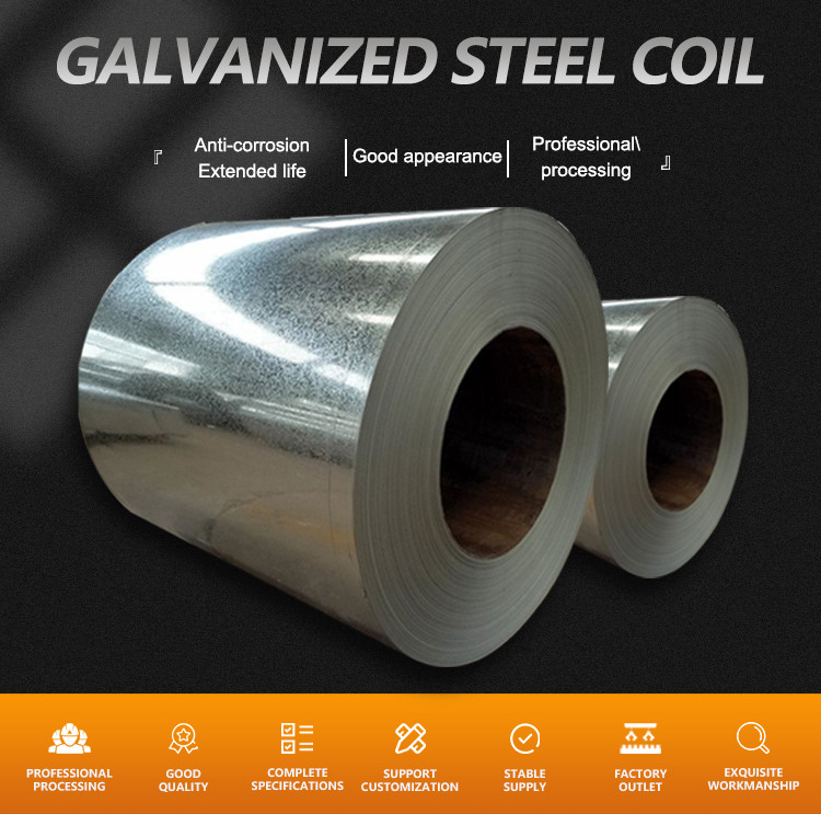 GI Zinc Coated Galvanized Steel Coil Dx51d Dx52D SGCC For Decoration