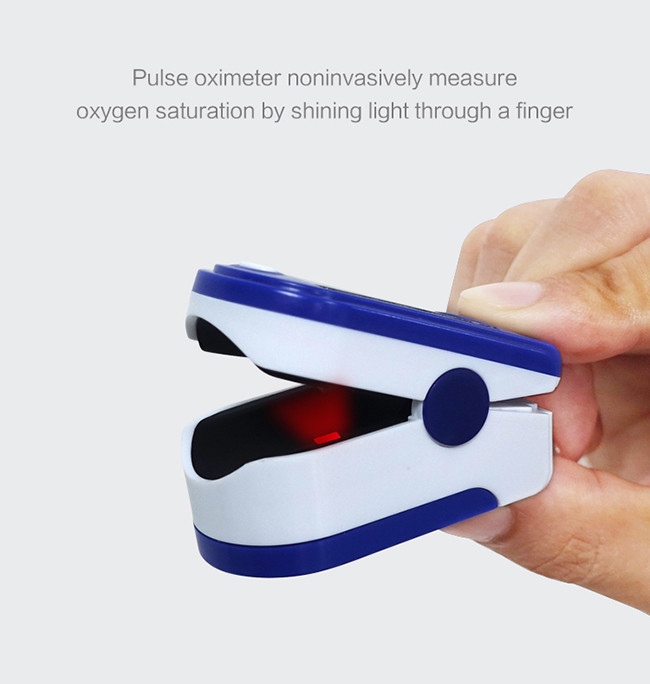 20S Digital Finger Pulse Oximeter Adult Home Oxygen Level Tester