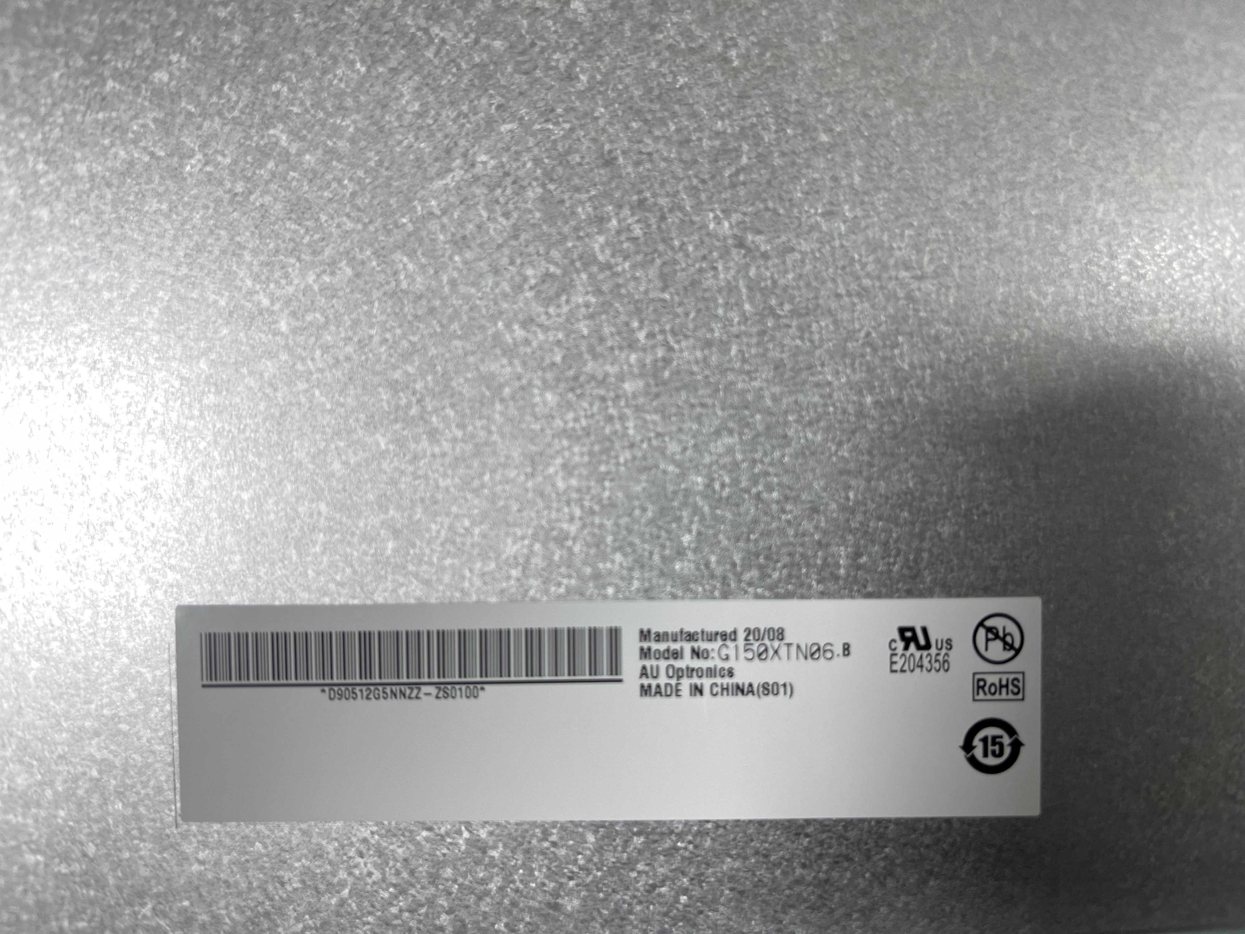 15 Inch 1024×768 G150XTN06.B AUO LCD Panel For Industrial