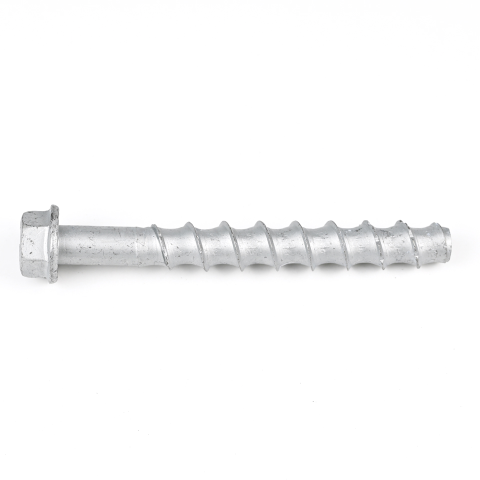100% QC Tested M12 Concrete Screw Bolts for Concrete Wall and Light-Gauge Steel Fixing