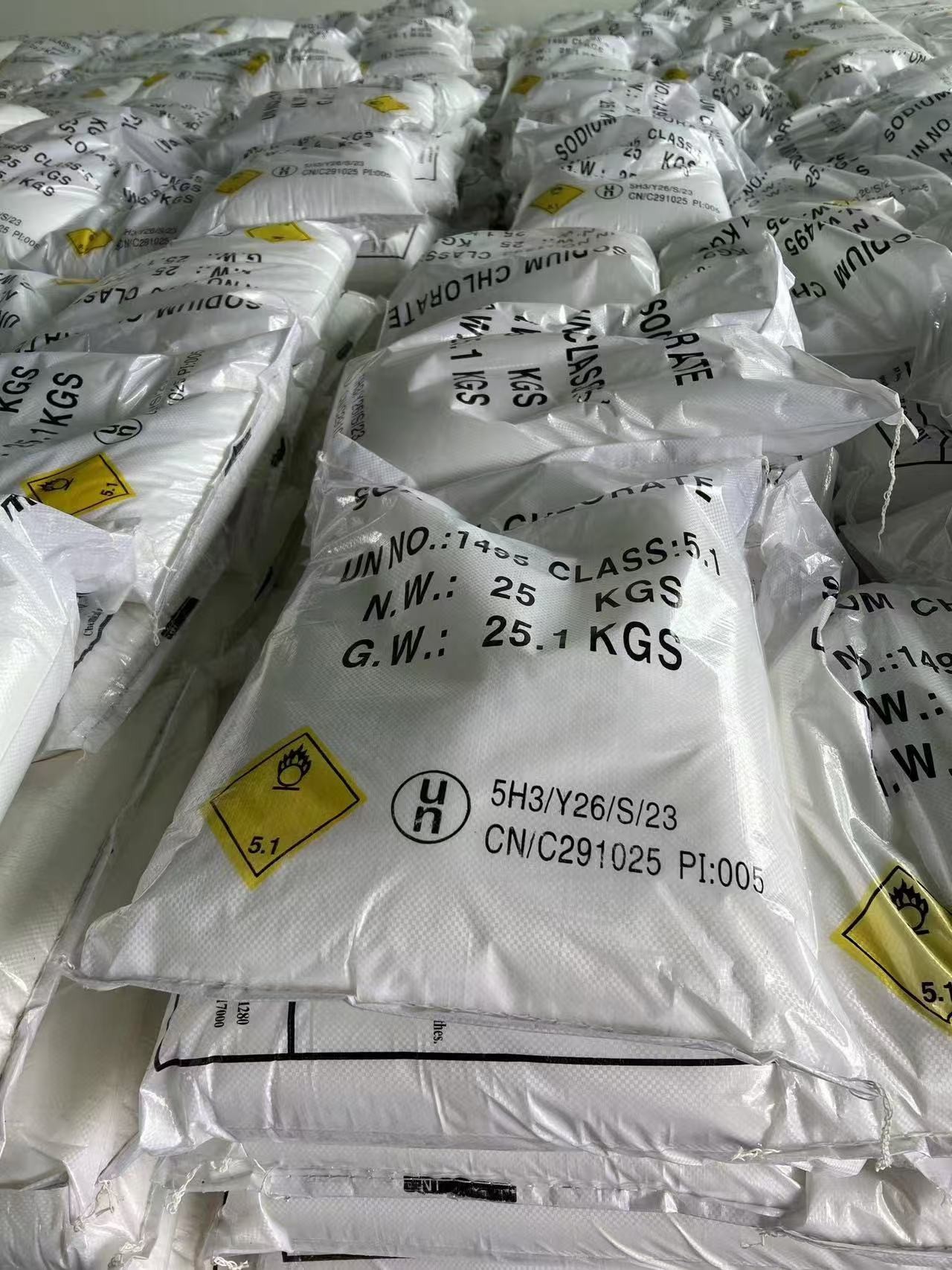 NaClO3 Industrial Grade Oxidizer Powder 106.44 Sodium Chlorate Powder