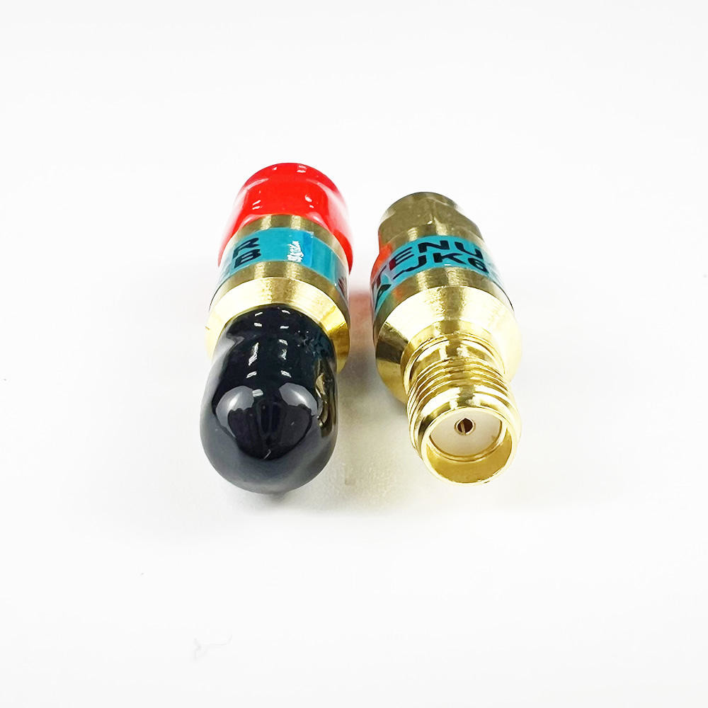 2W DC-6GHz SMA Male to SMA Female Coaxial RF Attenuator 1/2/3/5/6/10/15/30db Attenuator SMA Fixed Connectors Gold Plate