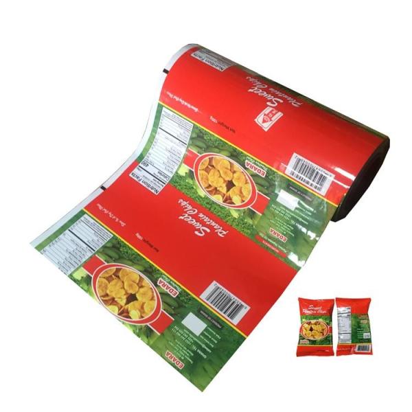 Custom Heat Seal Flexible Packaging Rollstock Film For Snack Food Potato