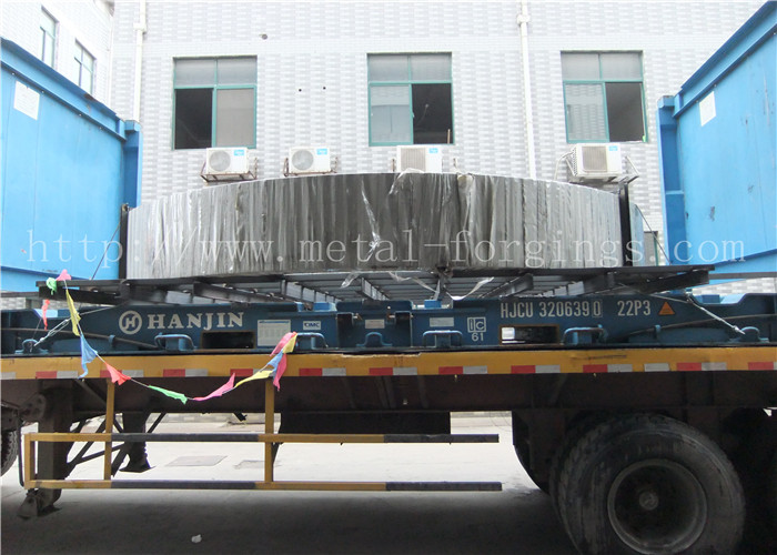 Max OD 5000mm A350 LF3 LF6 Carbon Steel Forging Rings Rough Machined Q+T Heat Treatment